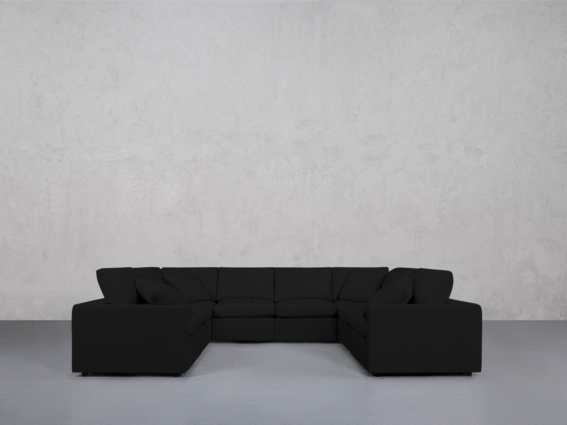 8-Seat Modular U-Sectional (Thin Arms)