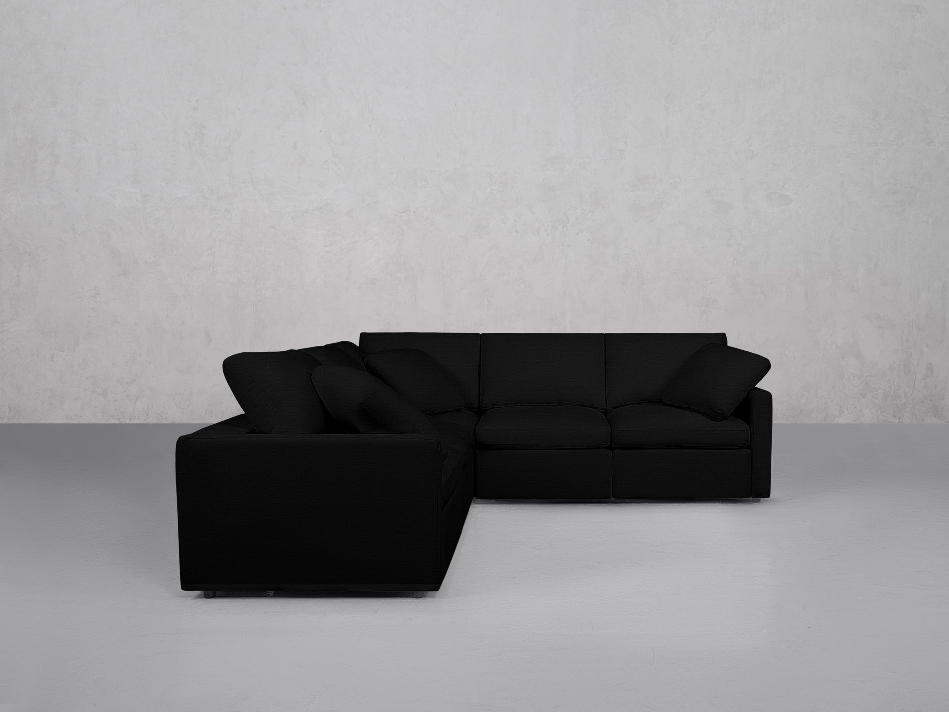 5-Seat Modular Corner Sectional (Thin Arms)