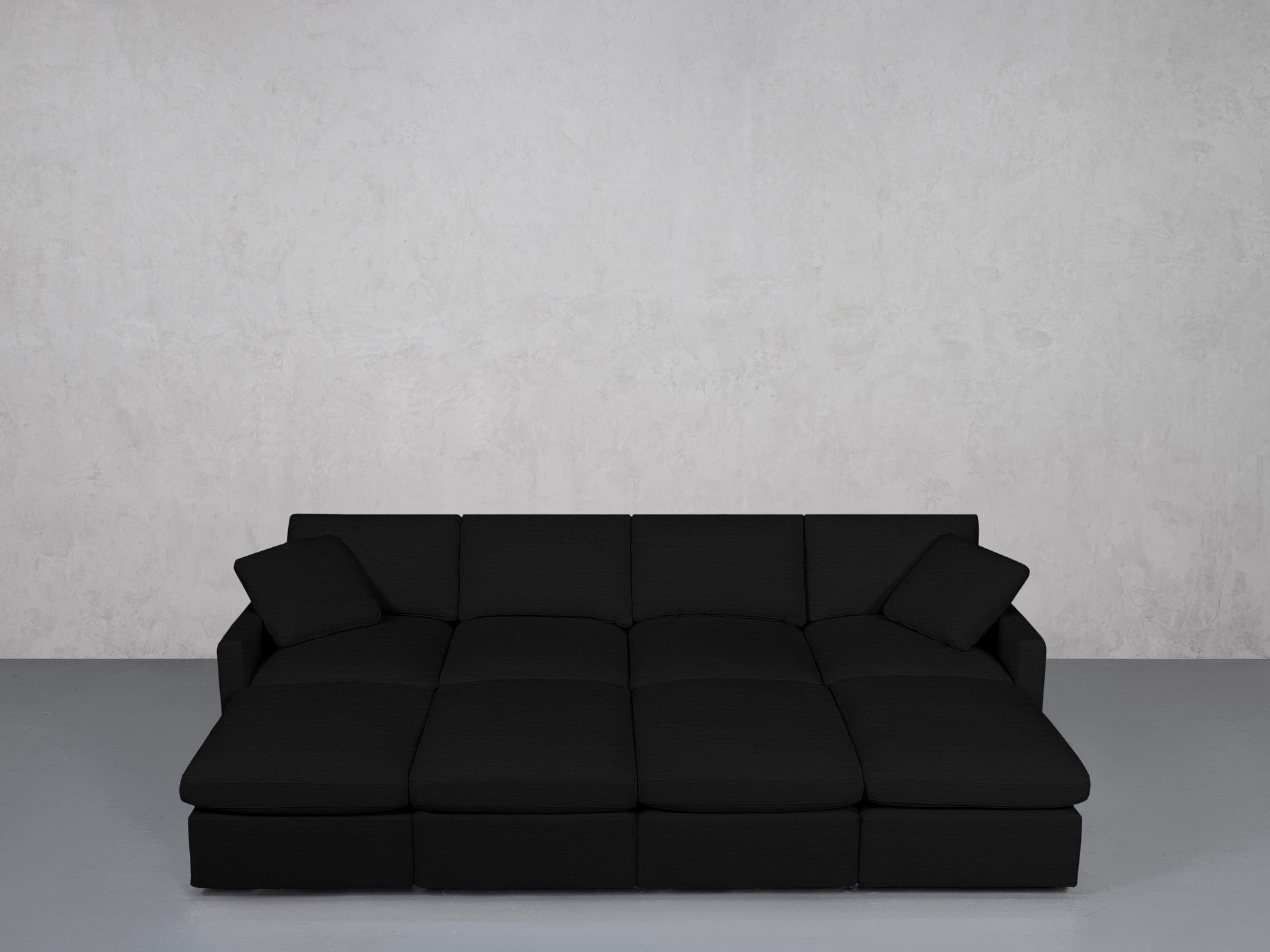 8-Seat Modular Daybed (Thin Arms)