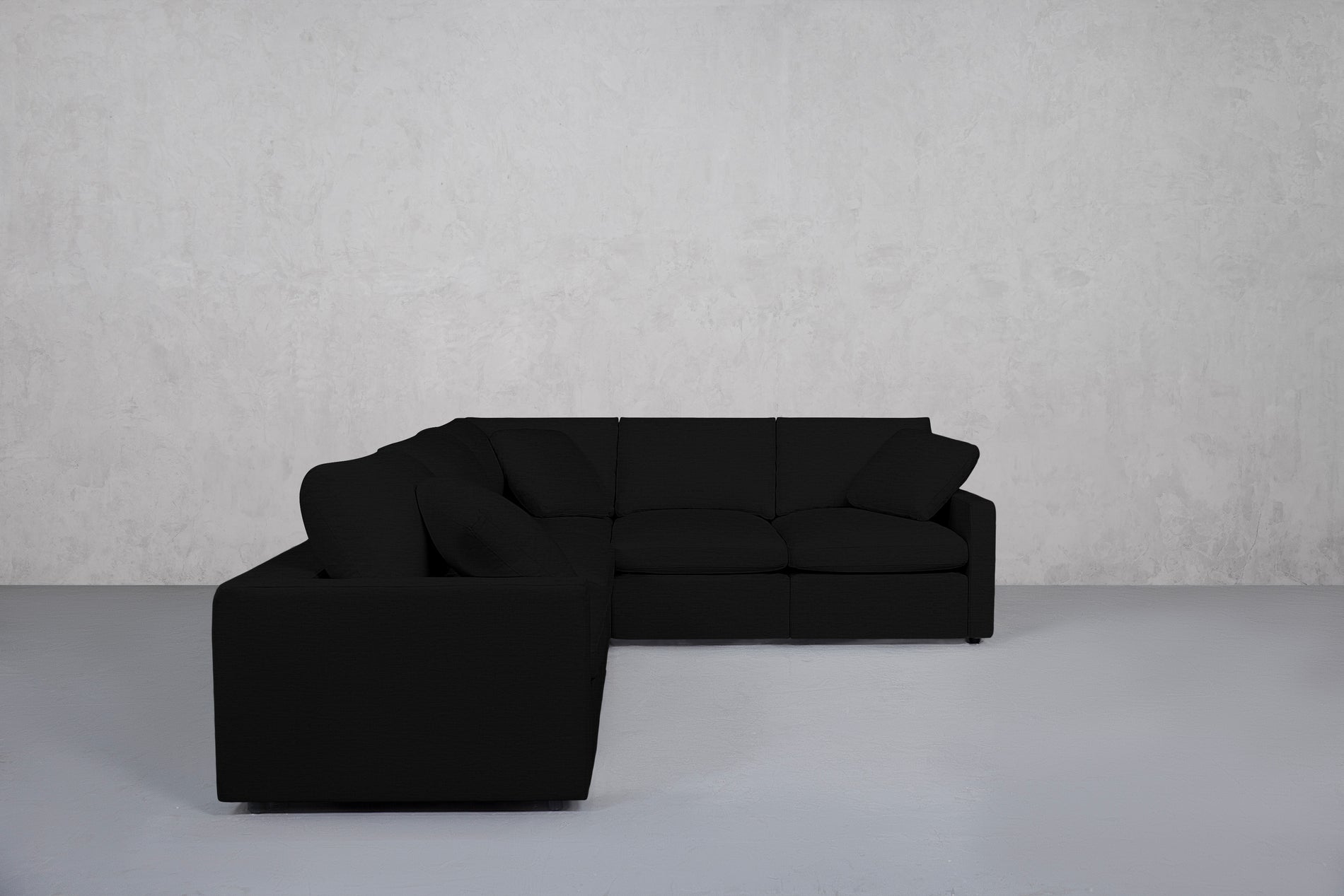 5-Seat Modular Corner Sectional (Thin Arms)