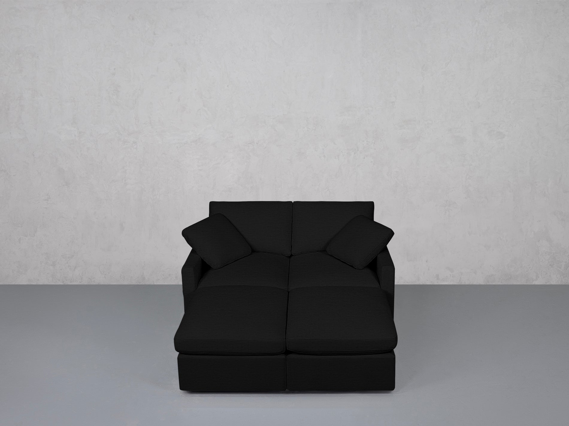 4-Seat Modular Daybed (Thin Arms)