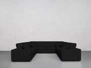 8-Seat Modular U-Sectional (Thin Arms)