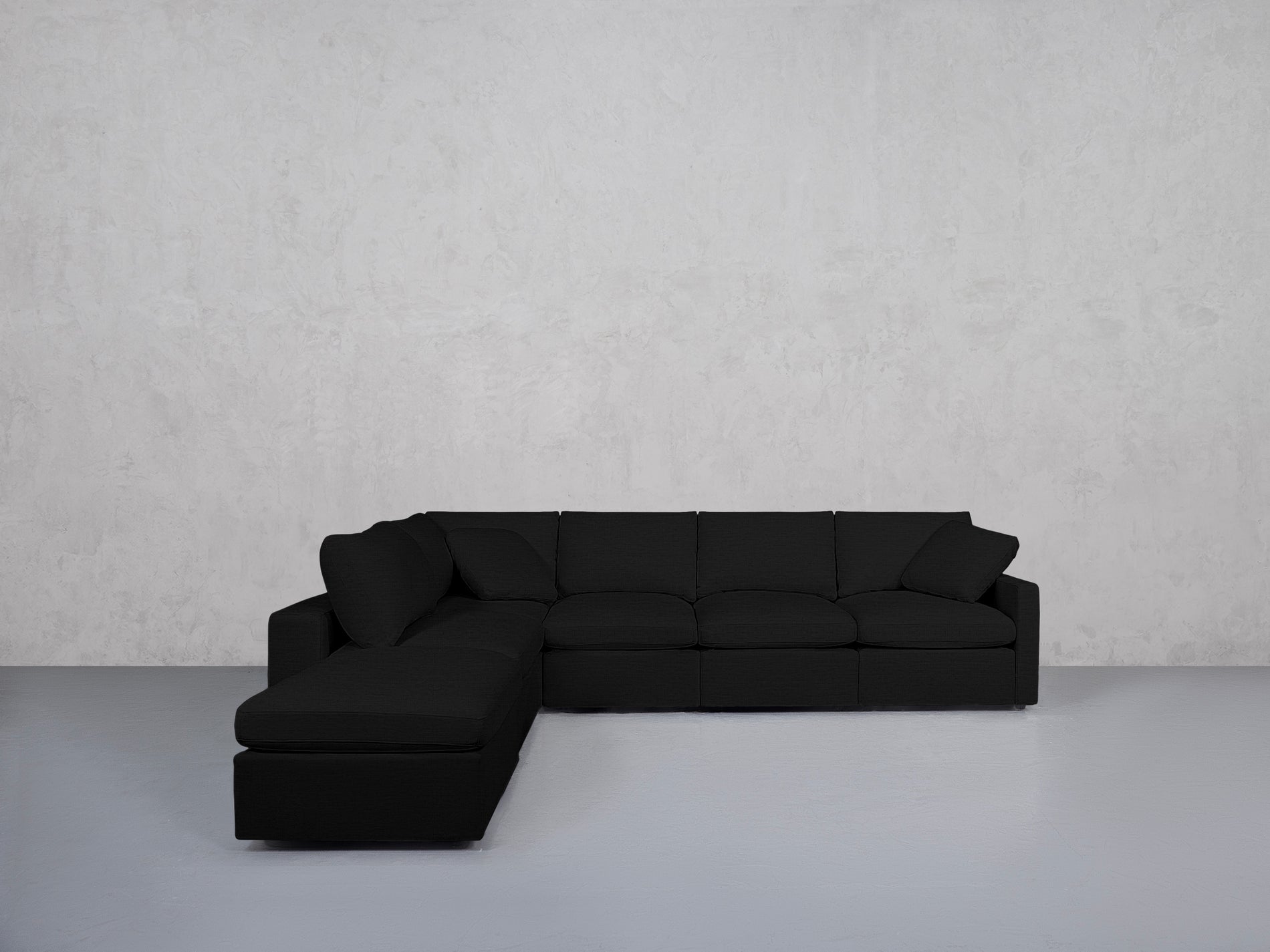7-Seat Modular Chaise Corner Lounger Sectional (Thin Arms)
