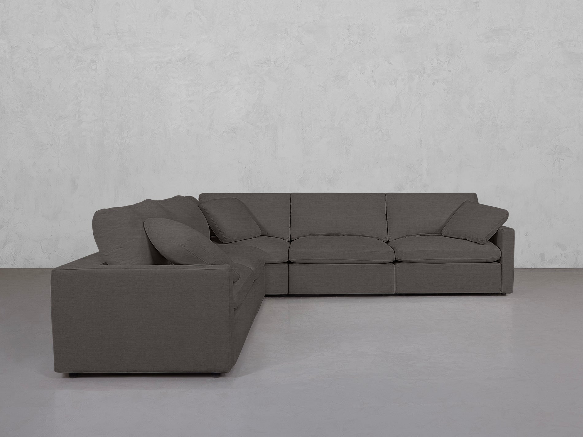 5-Seat Modular Corner Sectional (Thin Arms)