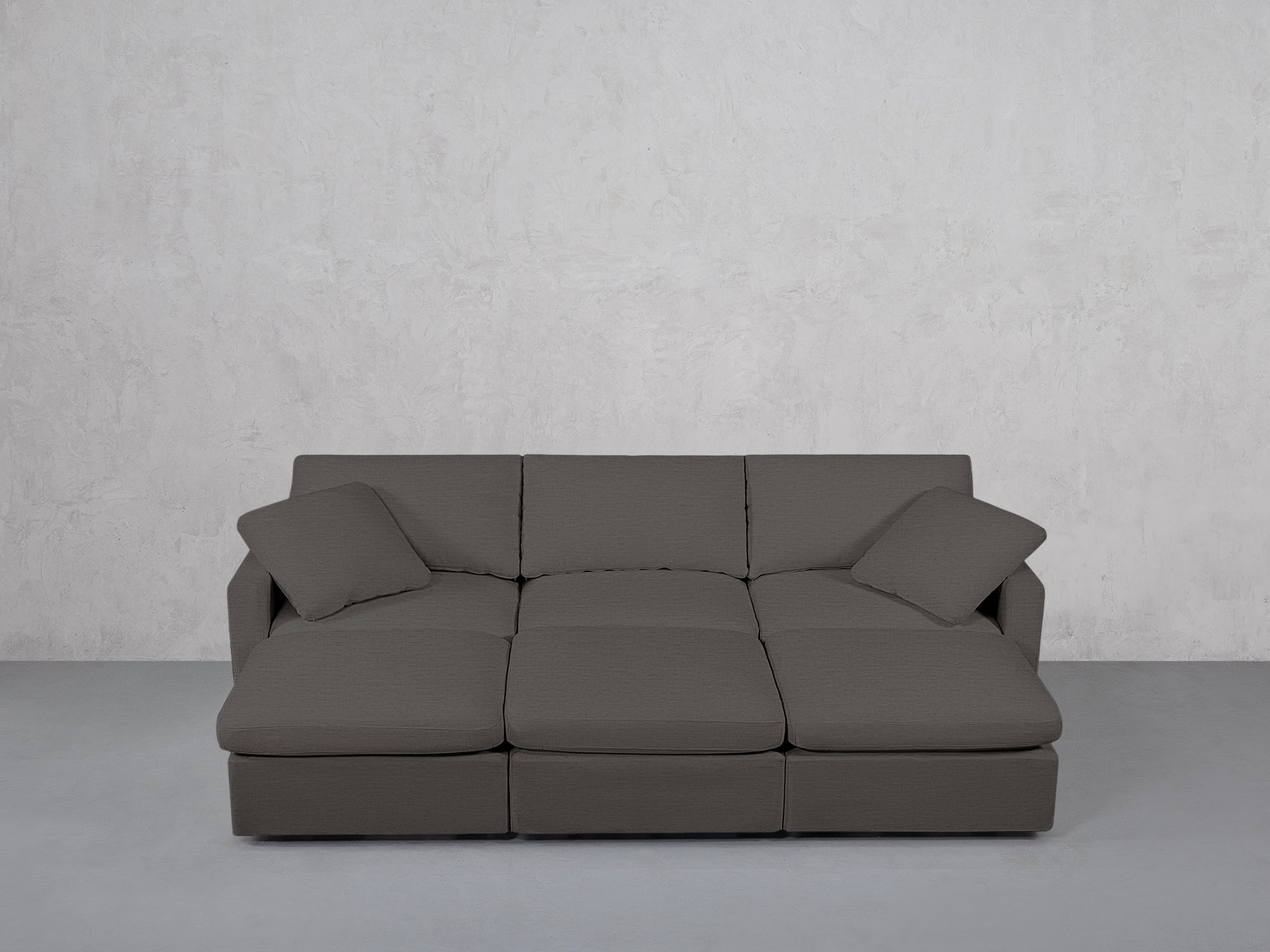 6-Seat Modular Daybed (Thin Arms)