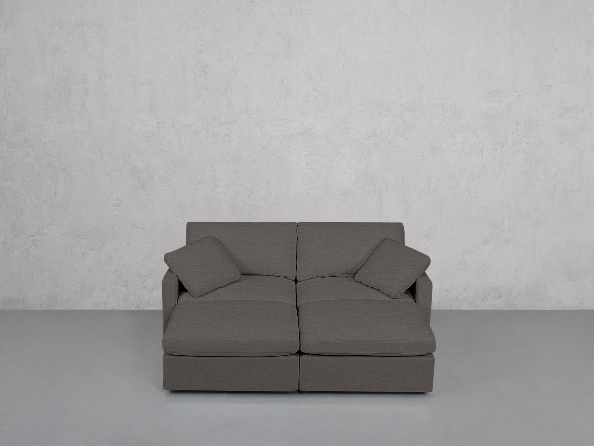 4-Seat Modular Daybed (Thin Arms)