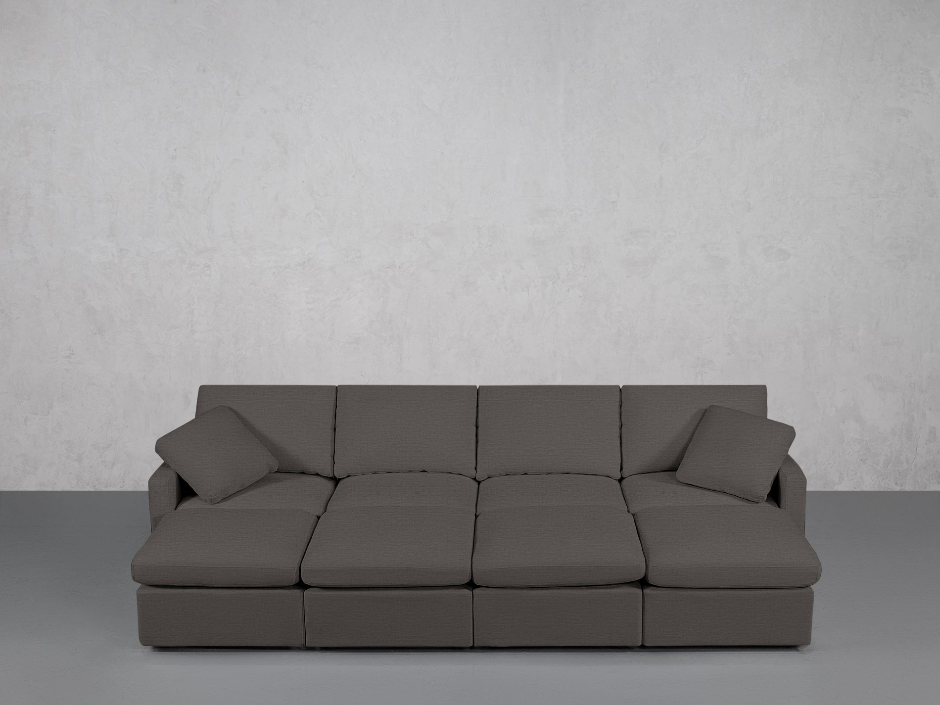 8-Seat Modular Daybed (Thin Arms)