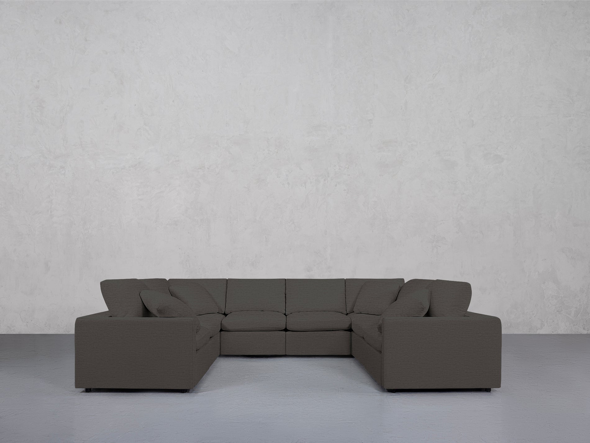 8-Seat Modular U-Sectional (Thin Arms)