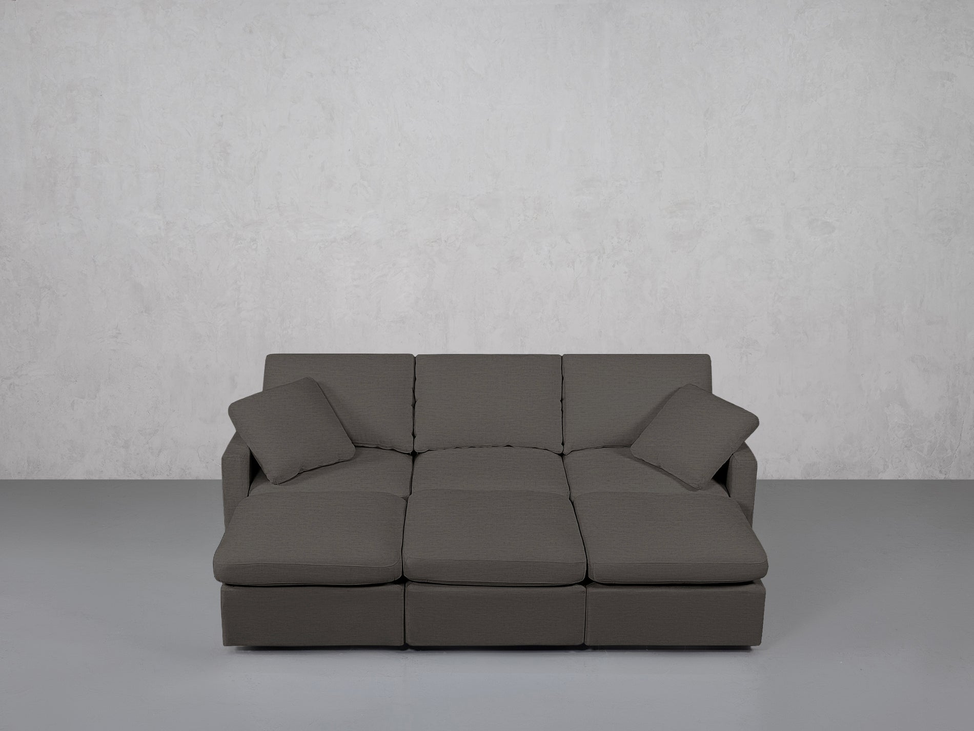 6-Seat Modular Daybed (Thin Arms)