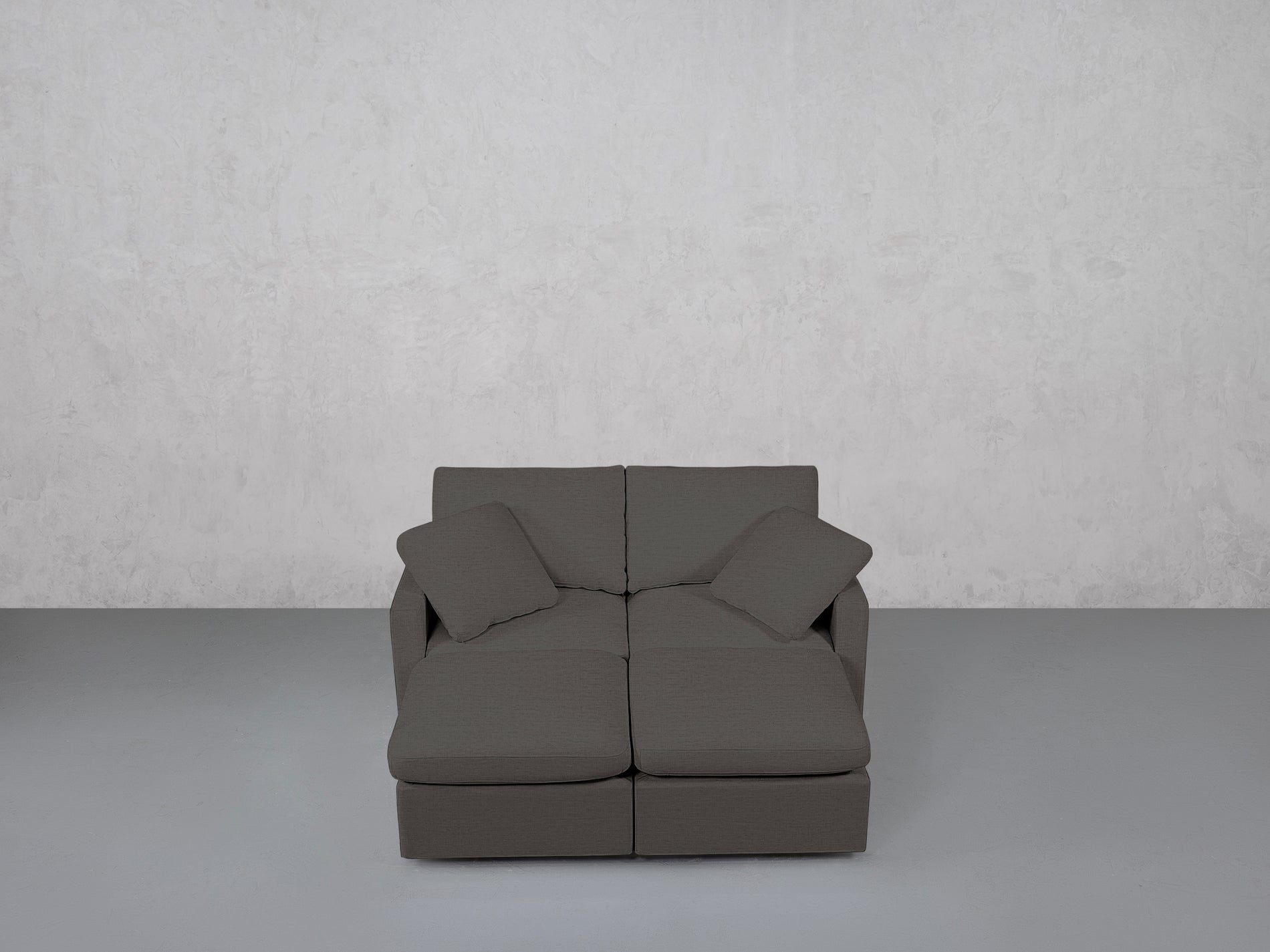 4-Seat Modular Daybed (Thin Arms)