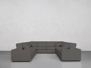 8-Seat Modular U-Sectional (Thin Arms)