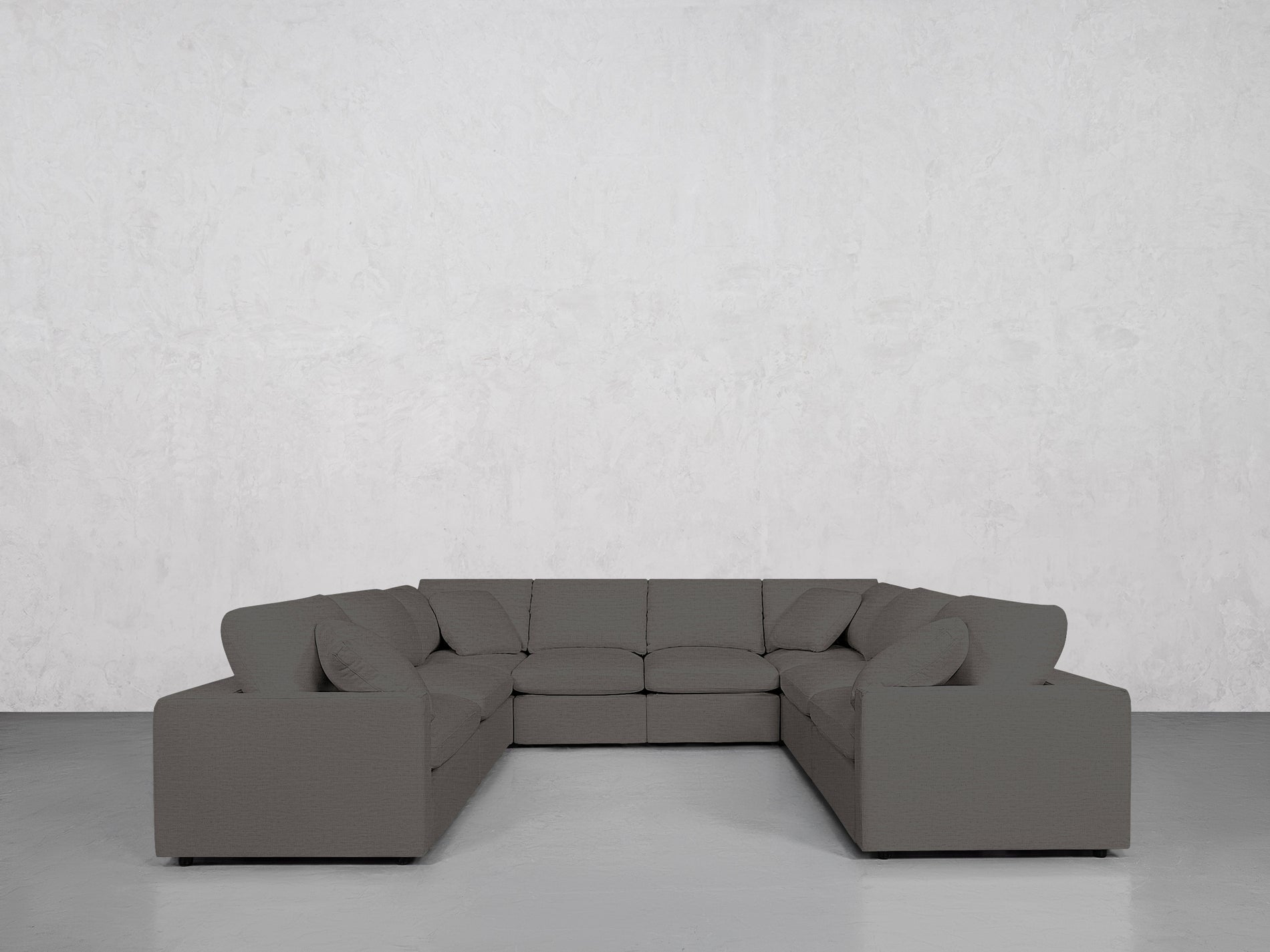 8-Seat Modular U-Sectional (Thin Arms)