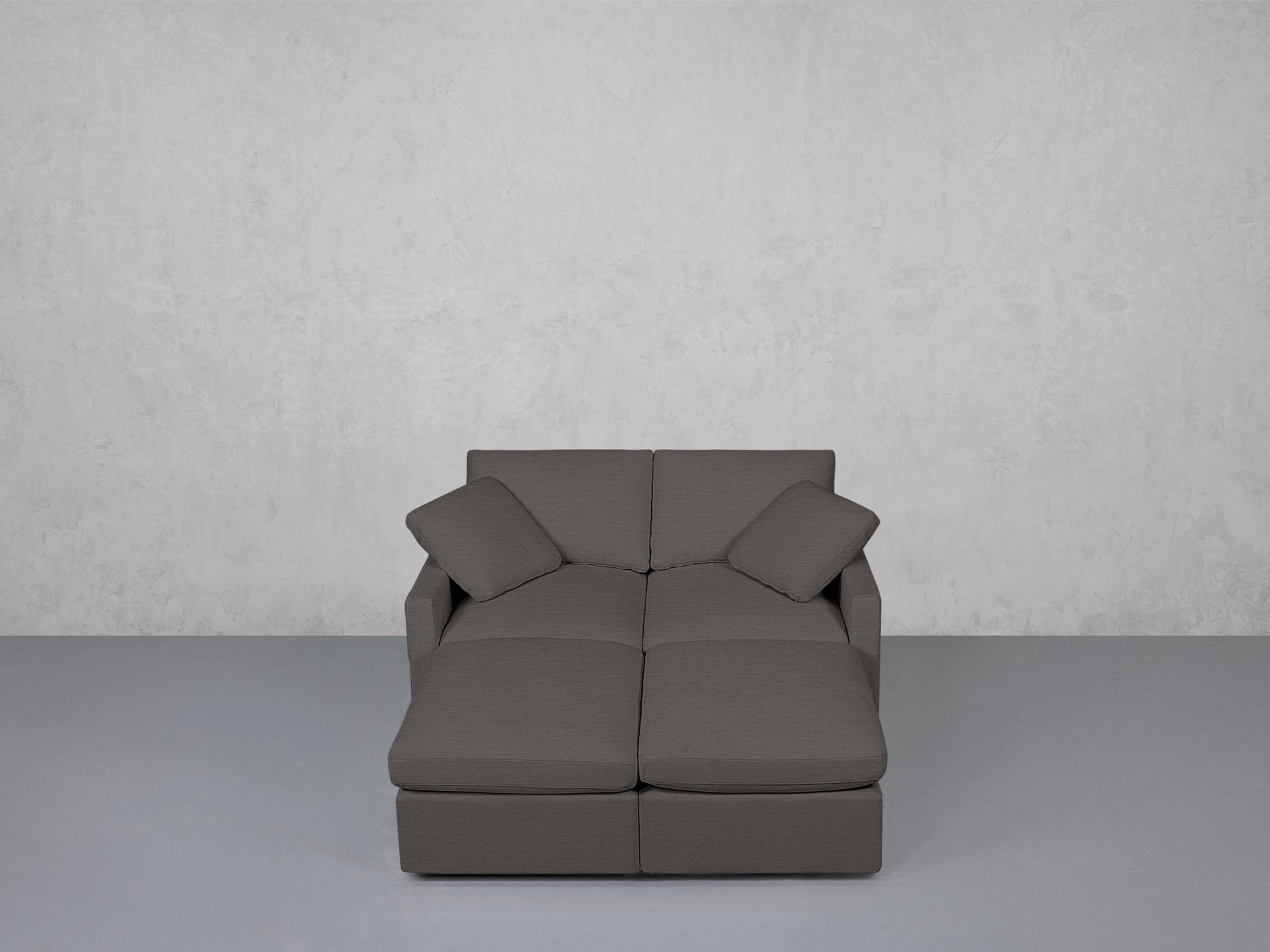 4-Seat Modular Daybed (Thin Arms)