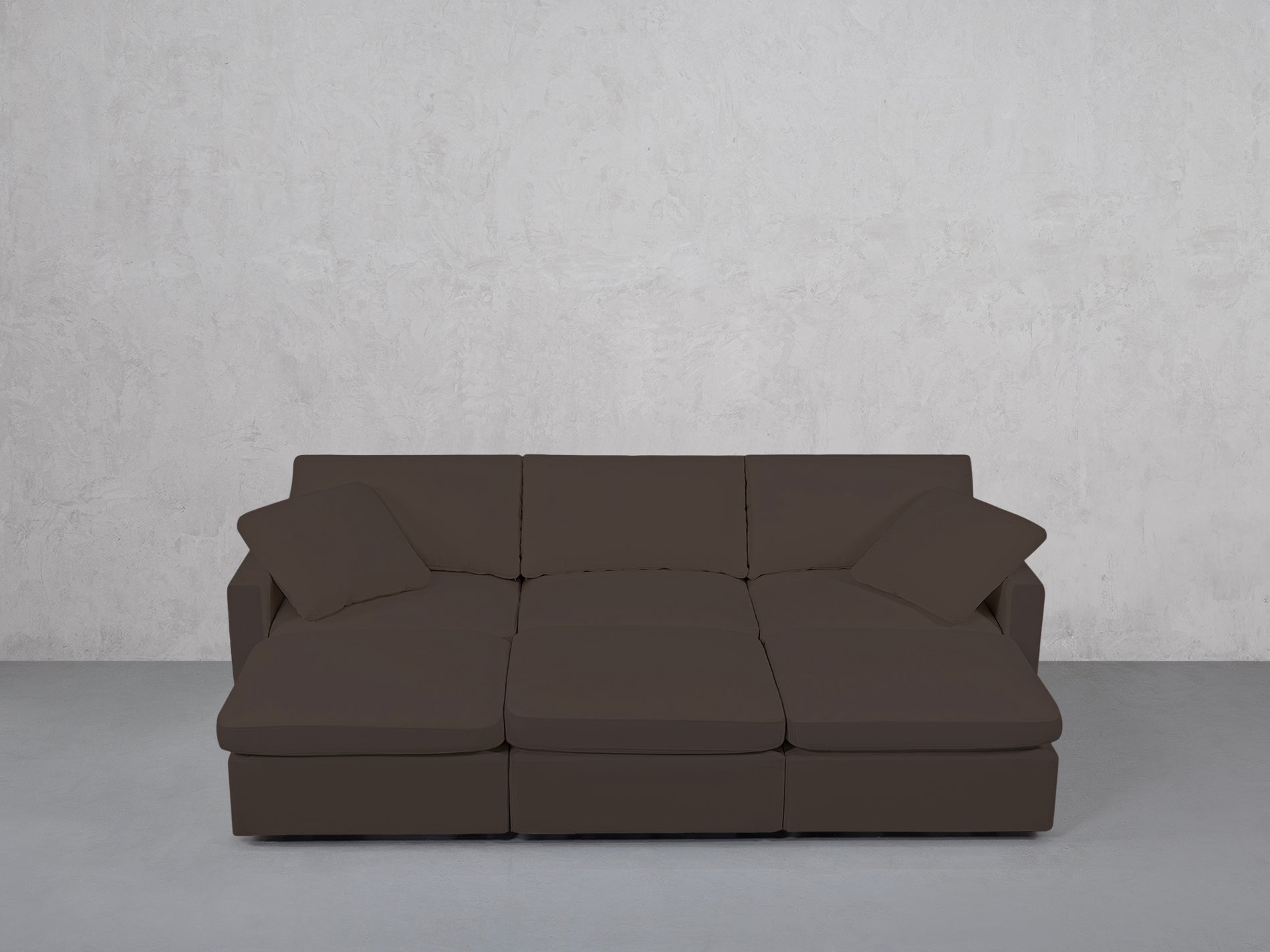 6-Seat Modular Daybed (Thin Arms)