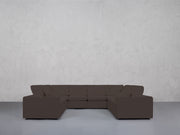 8-Seat Modular U-Sectional (Thin Arms)