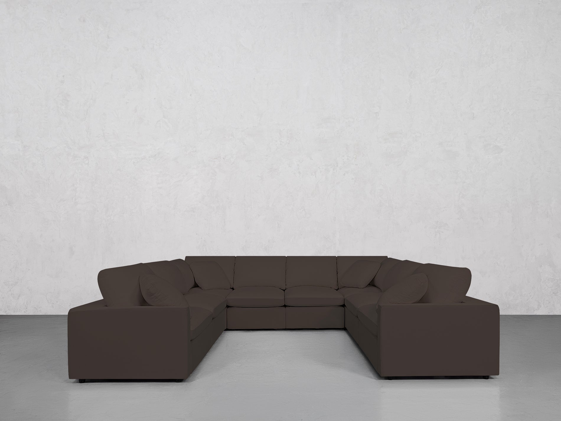 8-Seat Modular U-Sectional (Thin Arms)
