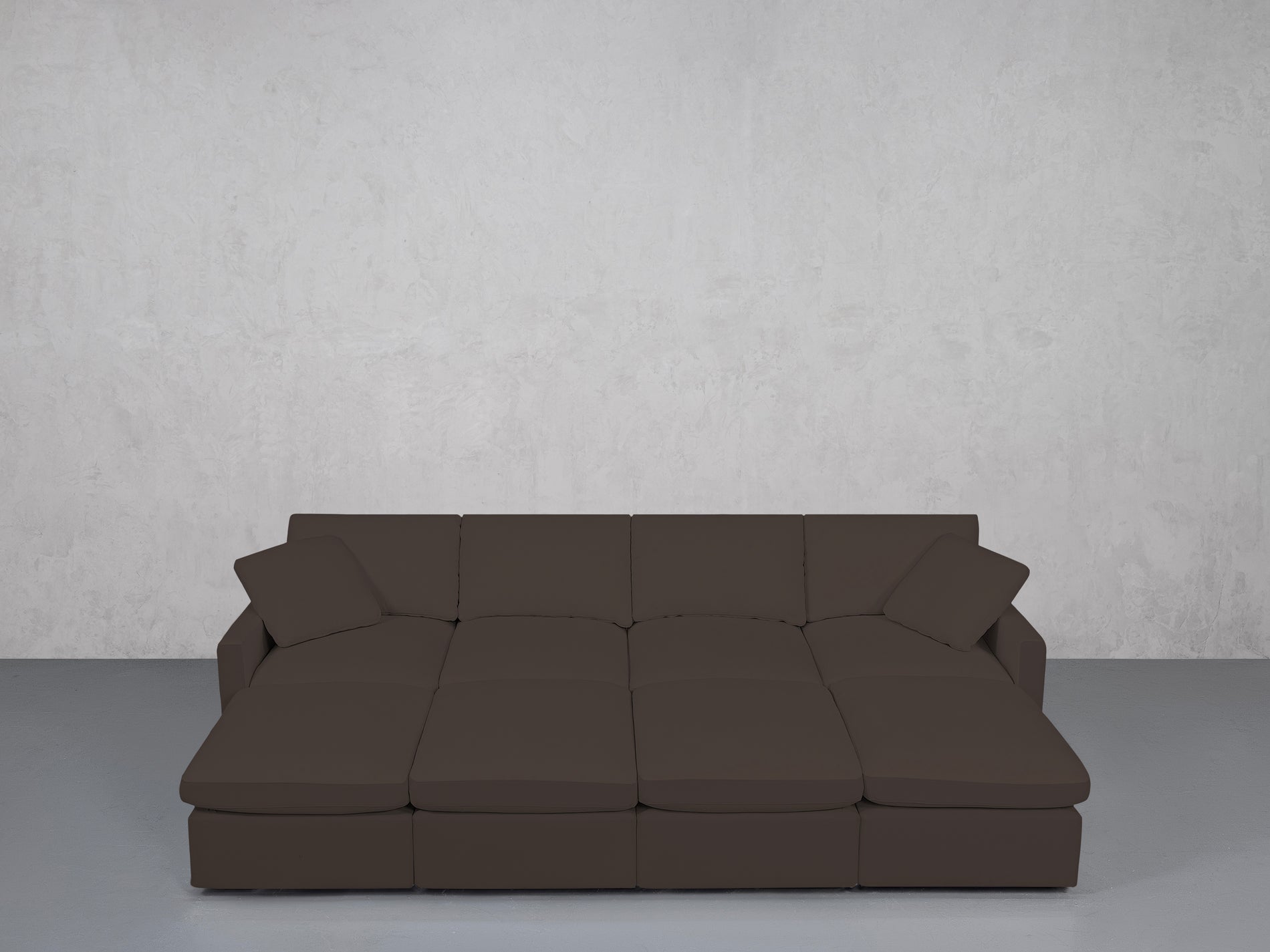 8-Seat Modular Daybed (Thin Arms)