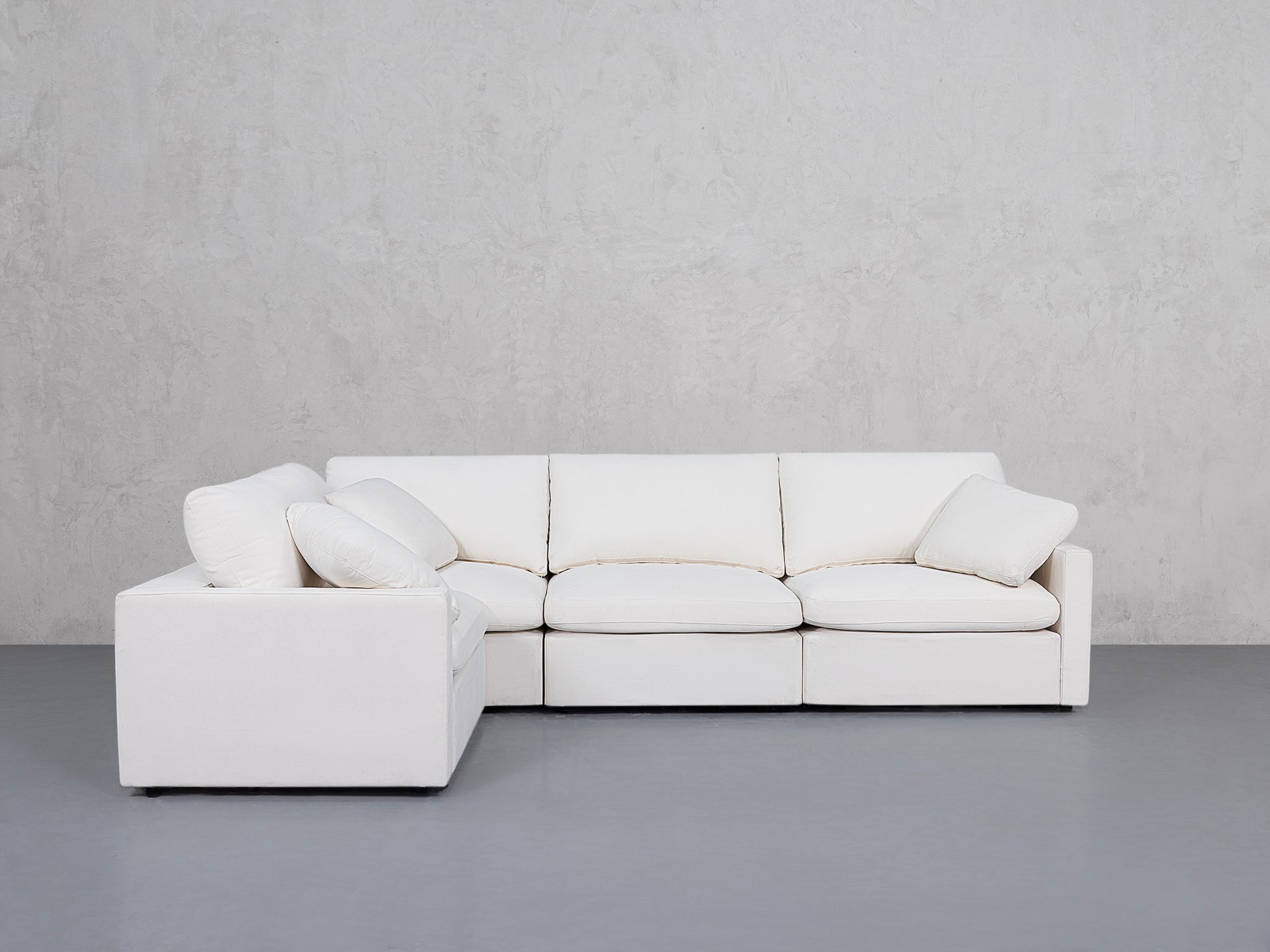 4-Seat Modular Corner Sectional (Thin Arms)