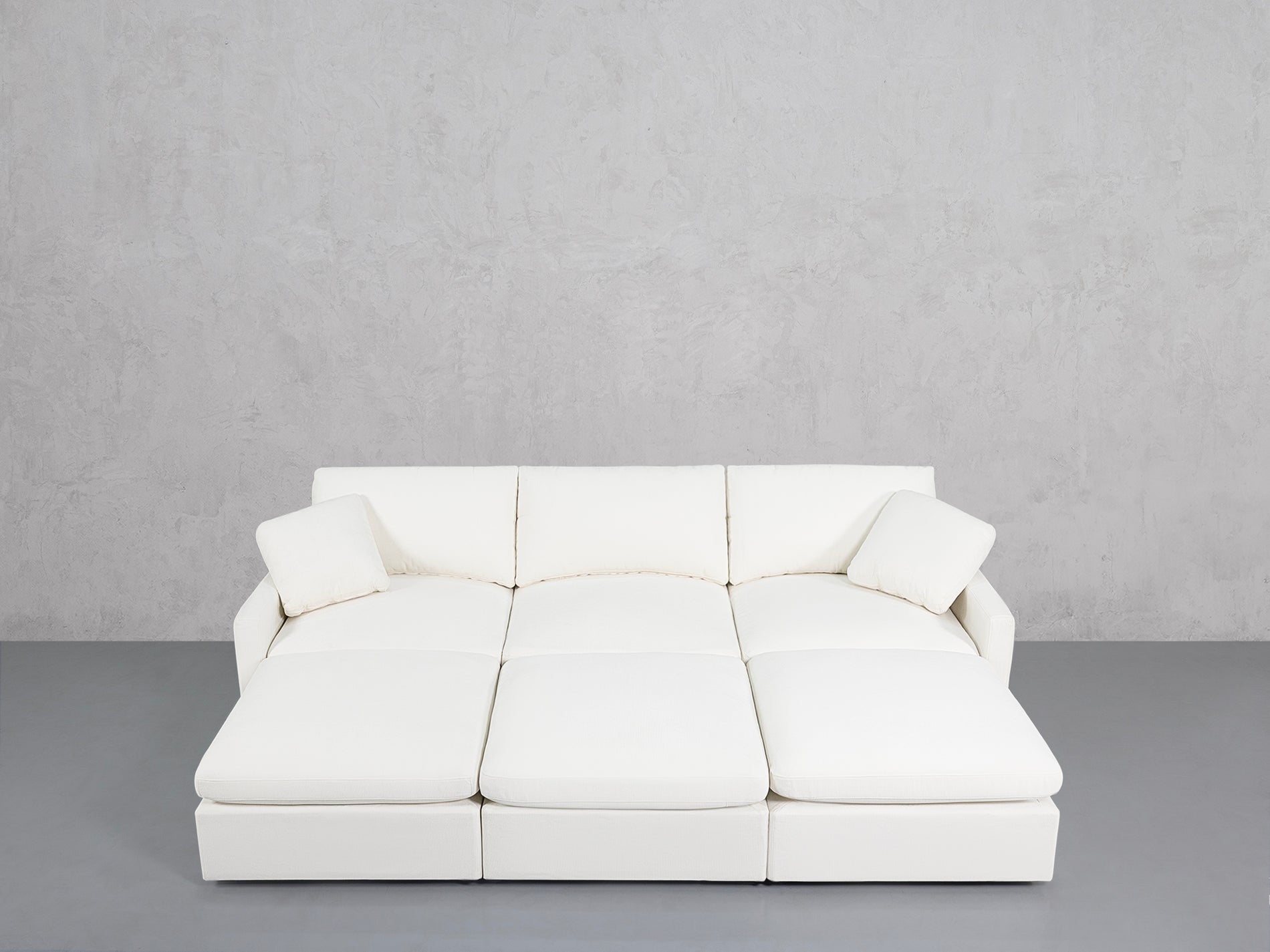 6-Seat Modular Daybed (Thin Arms)