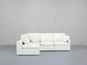 4-Seat Modular Open Corner Sectional (Thin Arm)