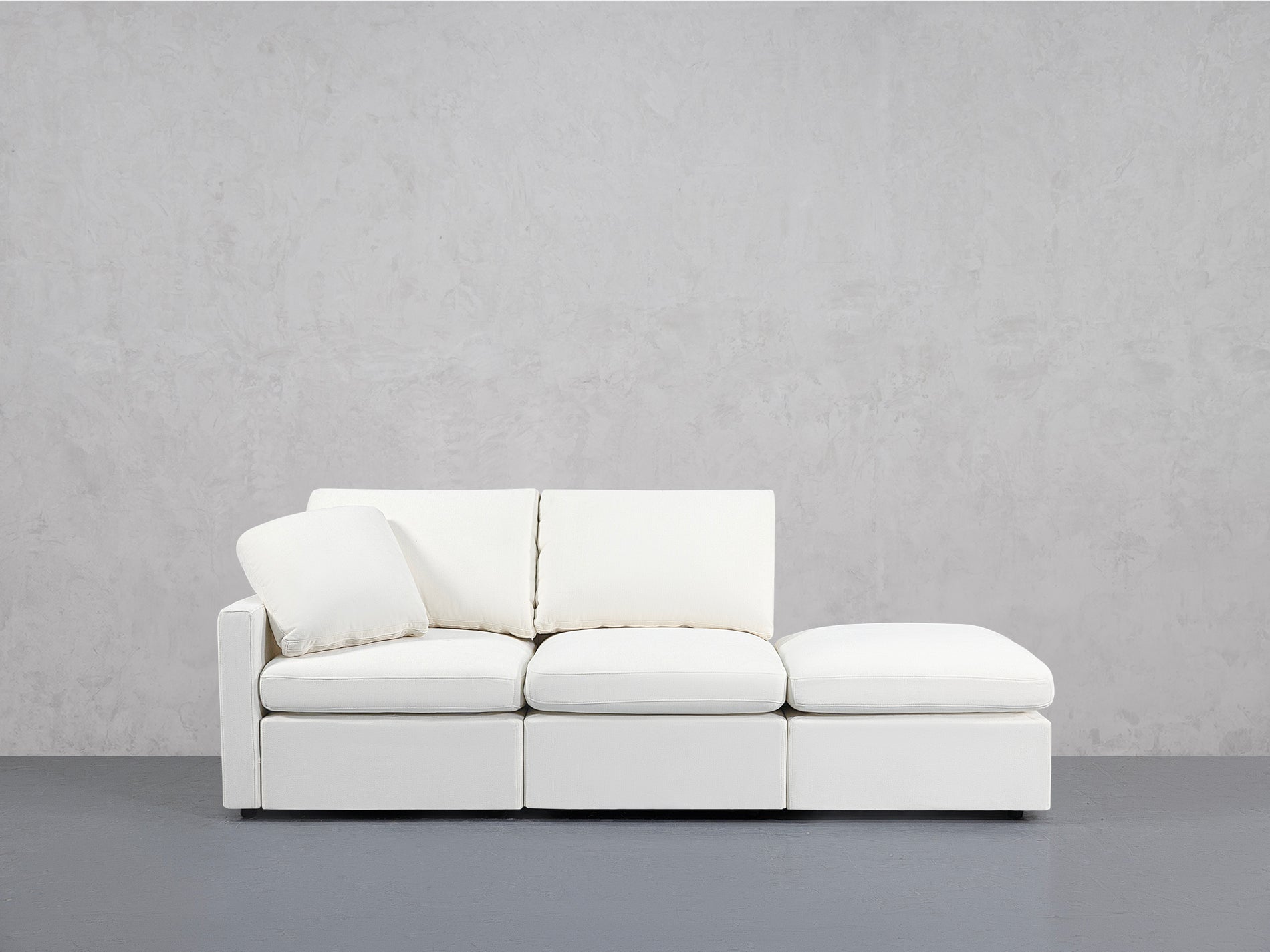 3-Seat Modular Lounger Sofa (Thin Arm)