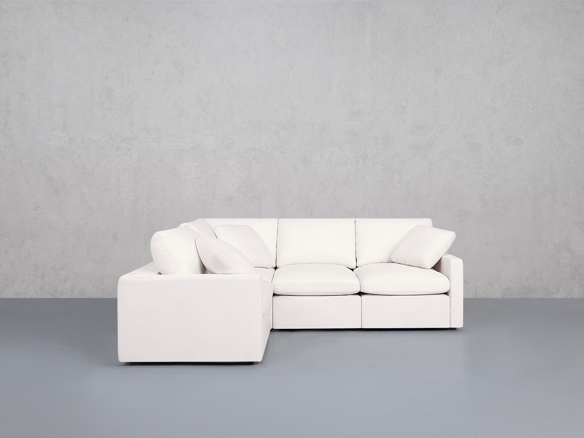 4-Seat Modular Corner Sectional (Thin Arms)