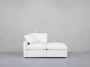 2-Seat Modular Lounger Loveseat (Thin Arm)
