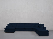 7-Seat Modular Chaise Corner Right Lounger Sectional (Thin Arm)