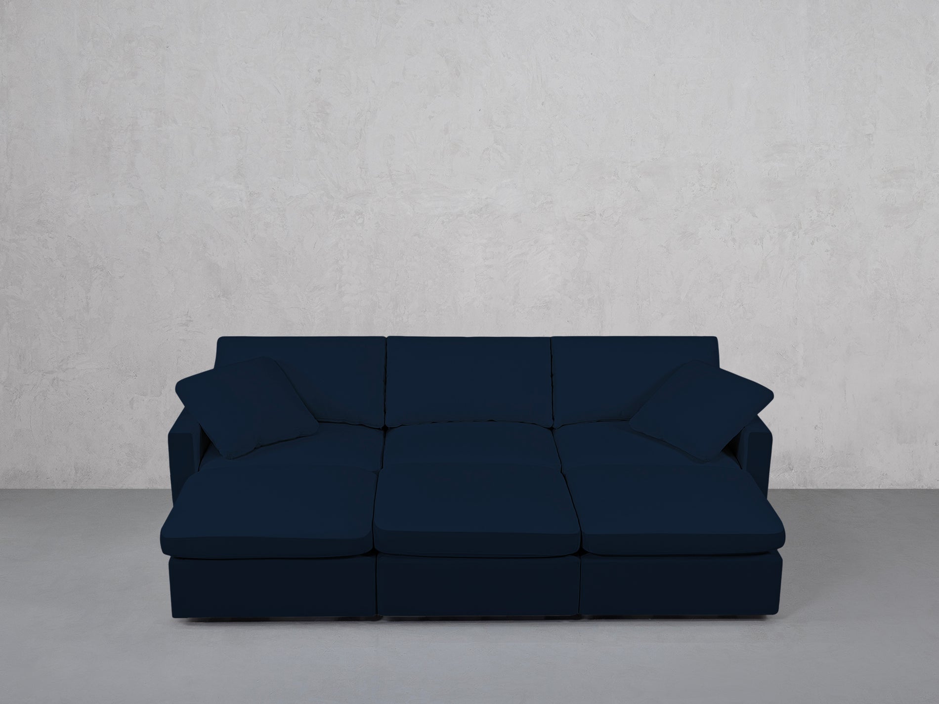 6-Seat Modular Daybed (Thin Arms)