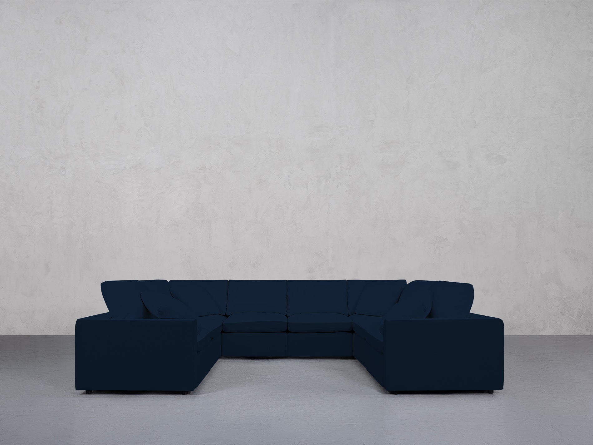8-Seat Modular U-Sectional (Thin Arms)