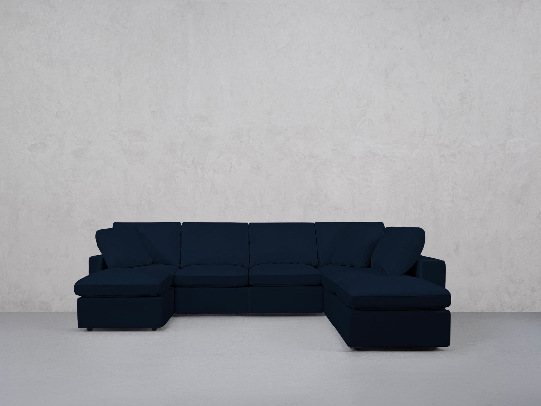 7-Seat Modular Chaise Corner Right Lounger Sectional (Thin Arm)