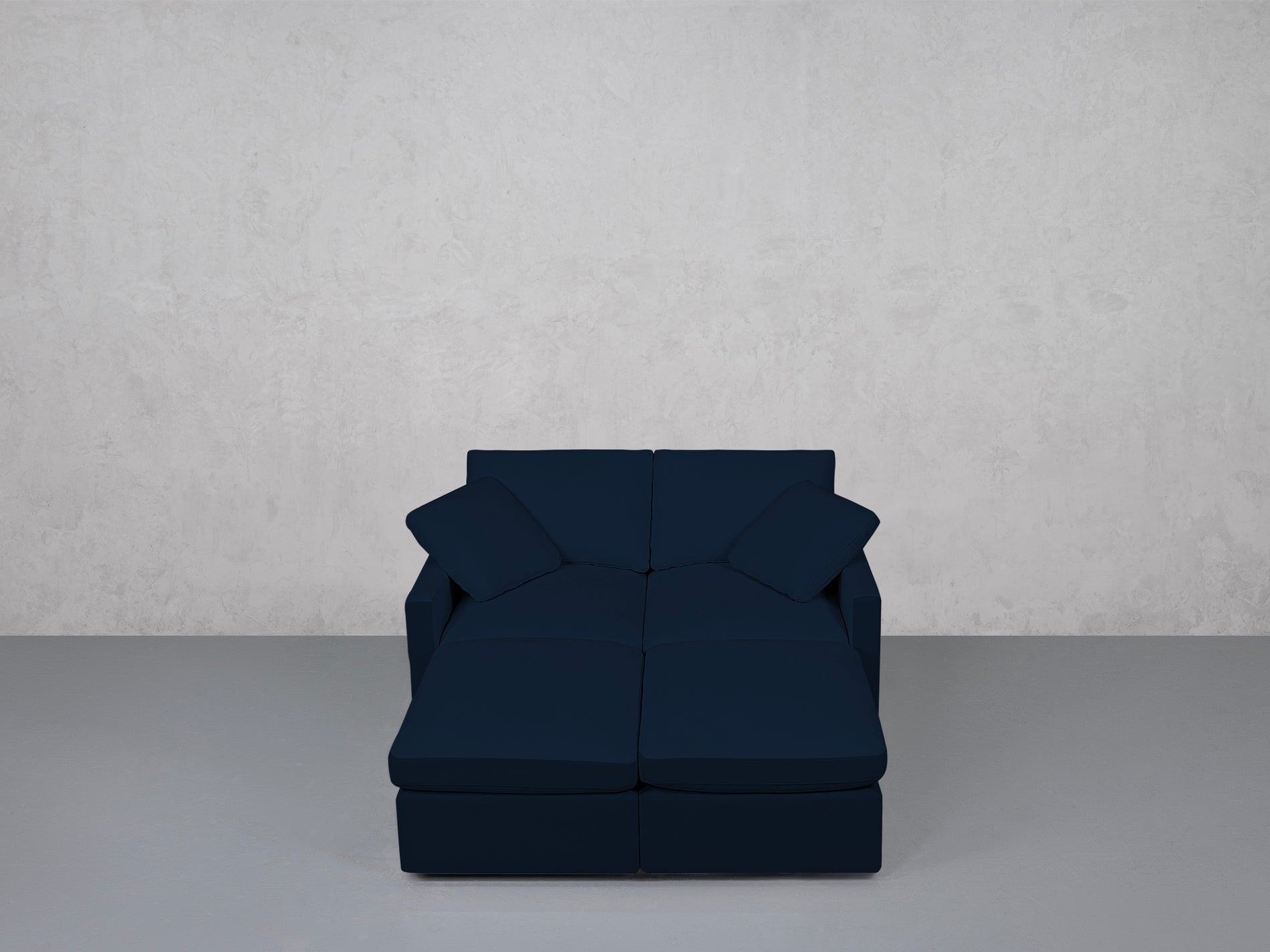 4-Seat Modular Daybed (Thin Arms)
