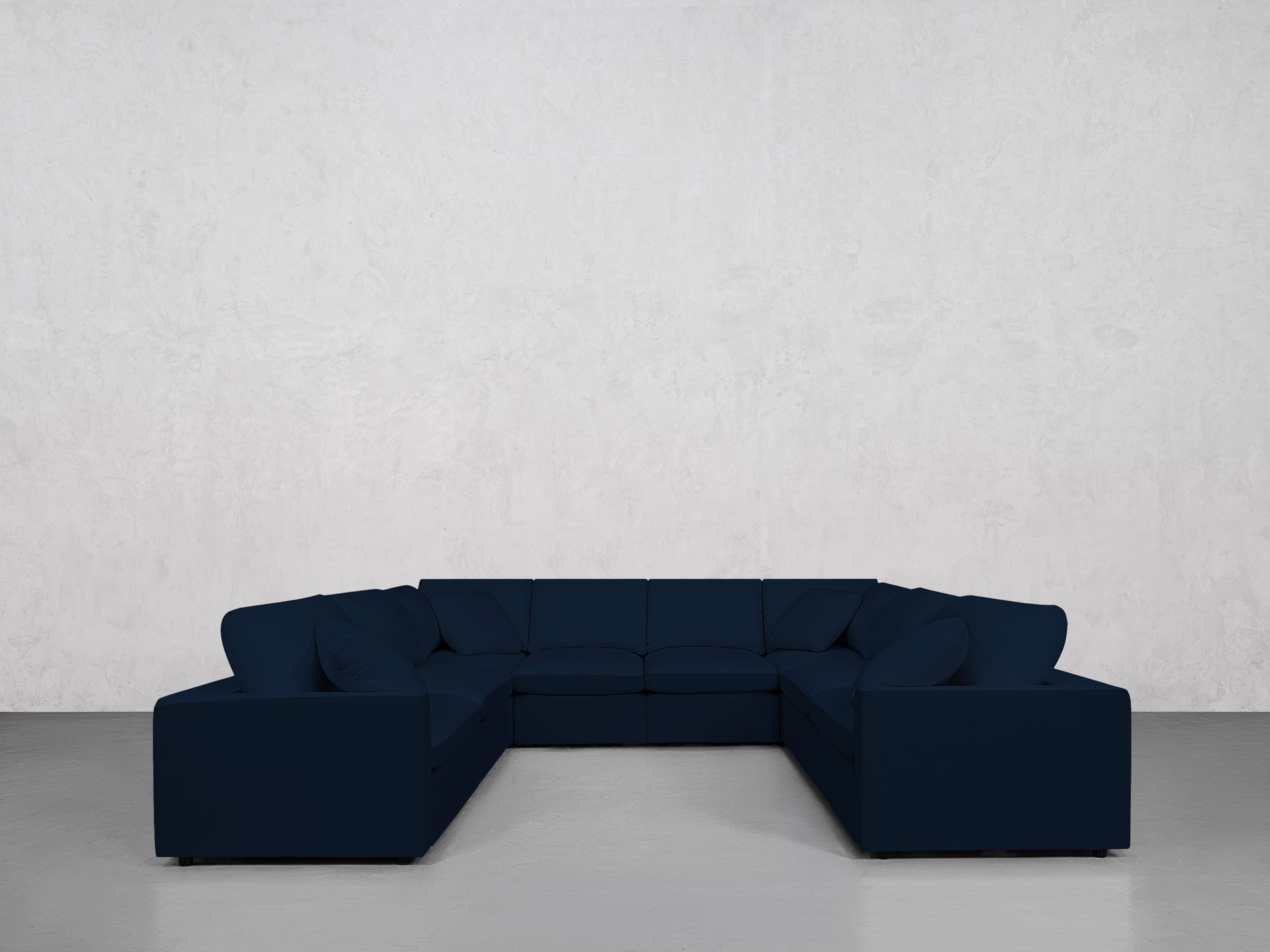 8-Seat Modular U-Sectional (Thin Arms)