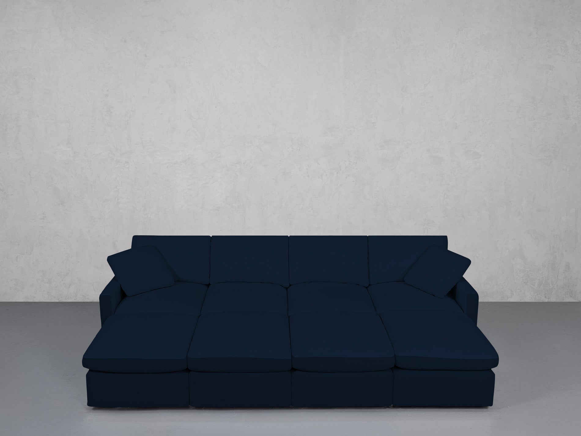 8-Seat Modular Daybed (Thin Arms)