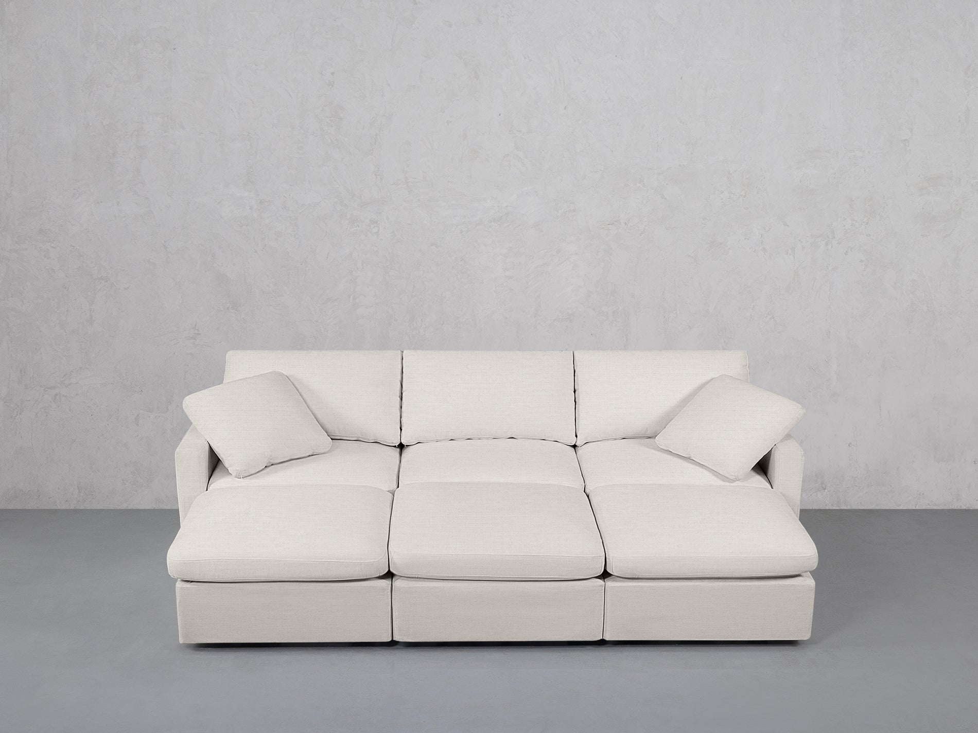 6-Seat Modular Daybed (Thin Arms)