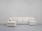7-Seat Modular Chaise Corner Lounger Sectional (Thin Arms)