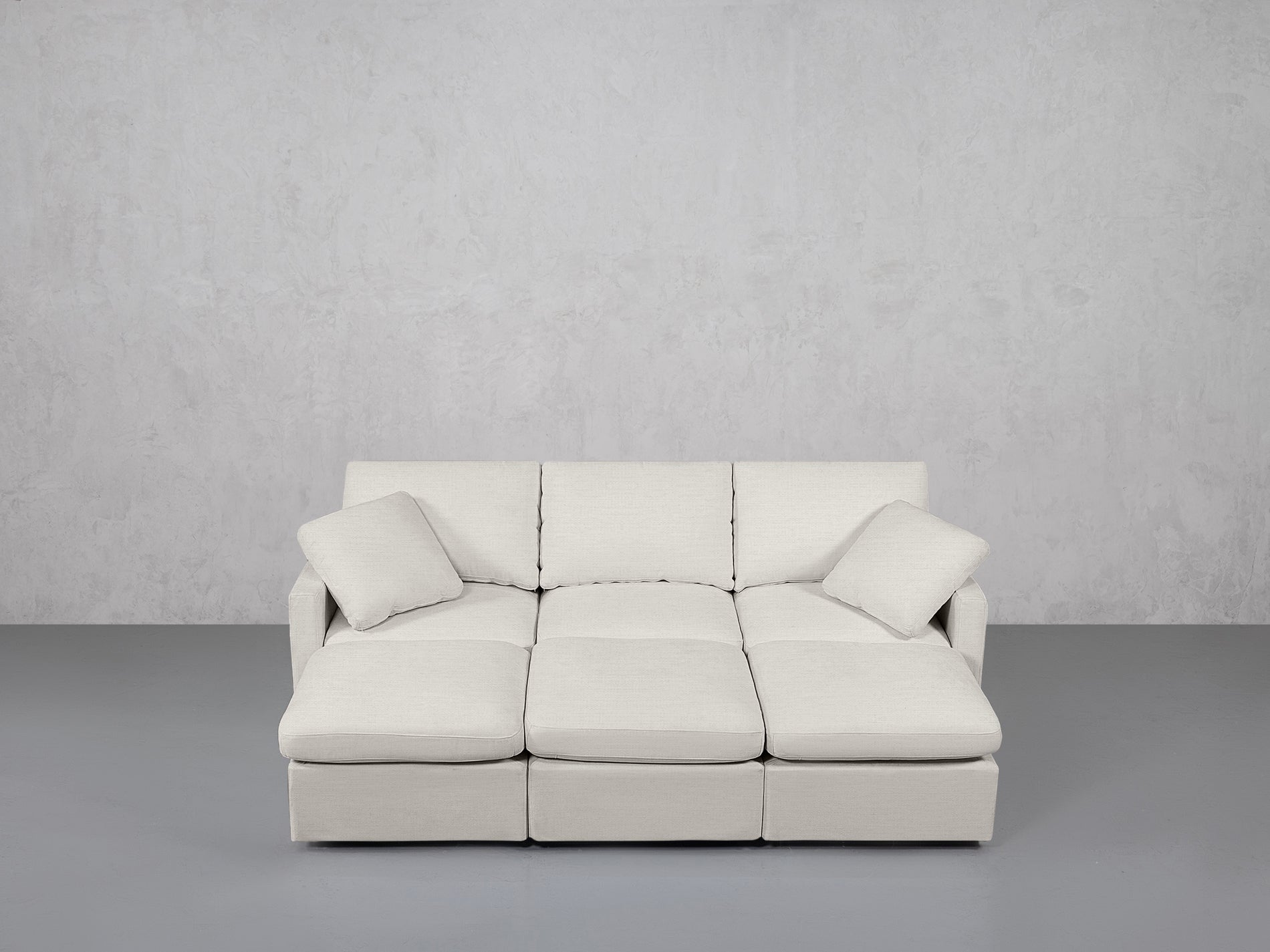 6-Seat Modular Daybed (Thin Arms)