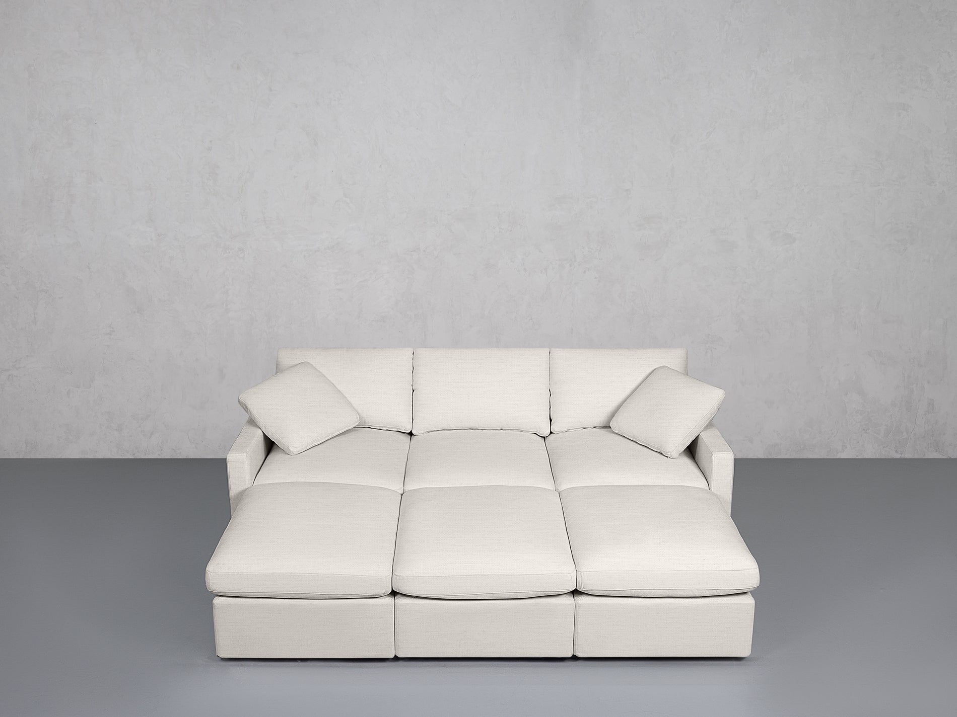 6-Seat Modular Daybed (Thin Arms)