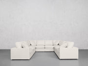 8-Seat Modular U-Sectional (Thin Arms)