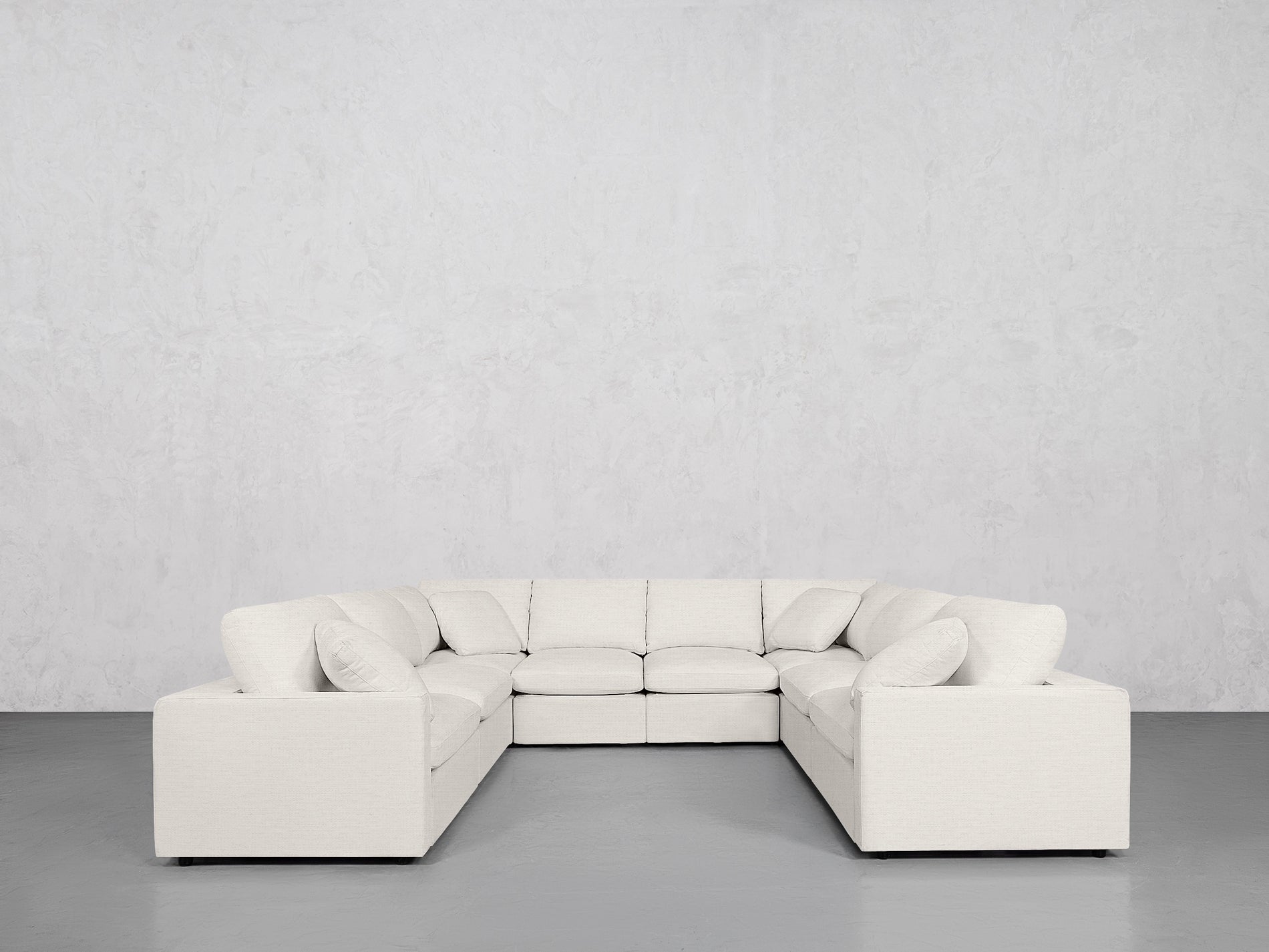 8-Seat Modular U-Sectional (Thin Arms)