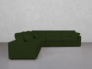 5-Seat Modular Corner Sectional (Thin Arms)