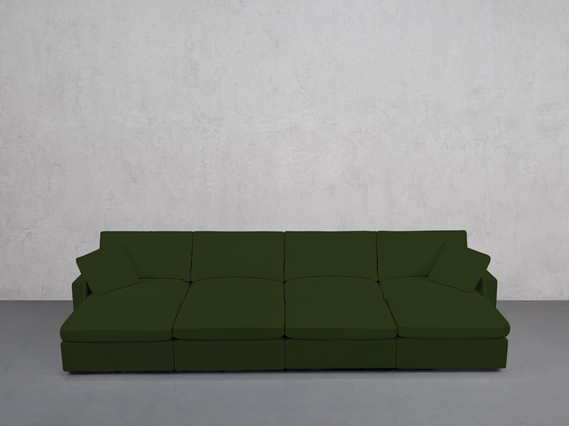 8-Seat Modular Daybed (Thin Arms)