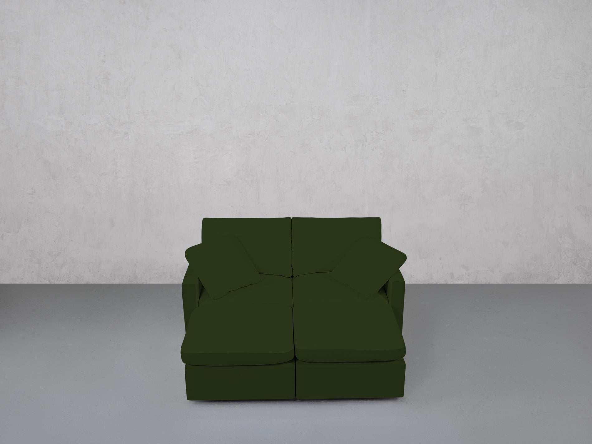 4-Seat Modular Daybed (Thin Arms)
