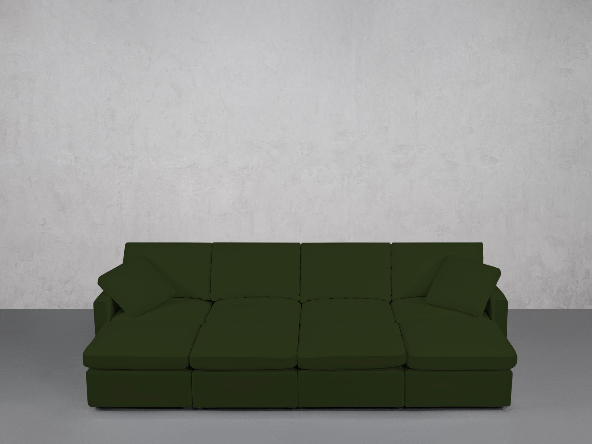 8-Seat Modular Daybed (Thin Arms)