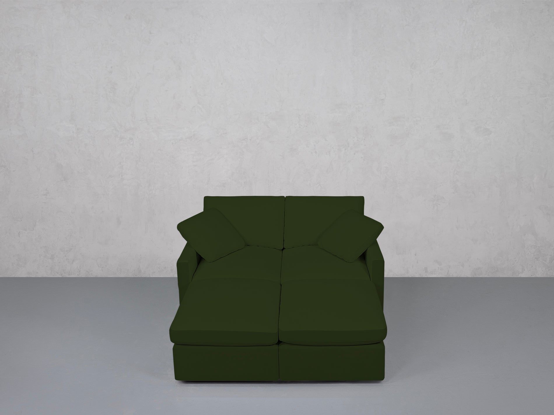 4-Seat Modular Daybed (Thin Arms)