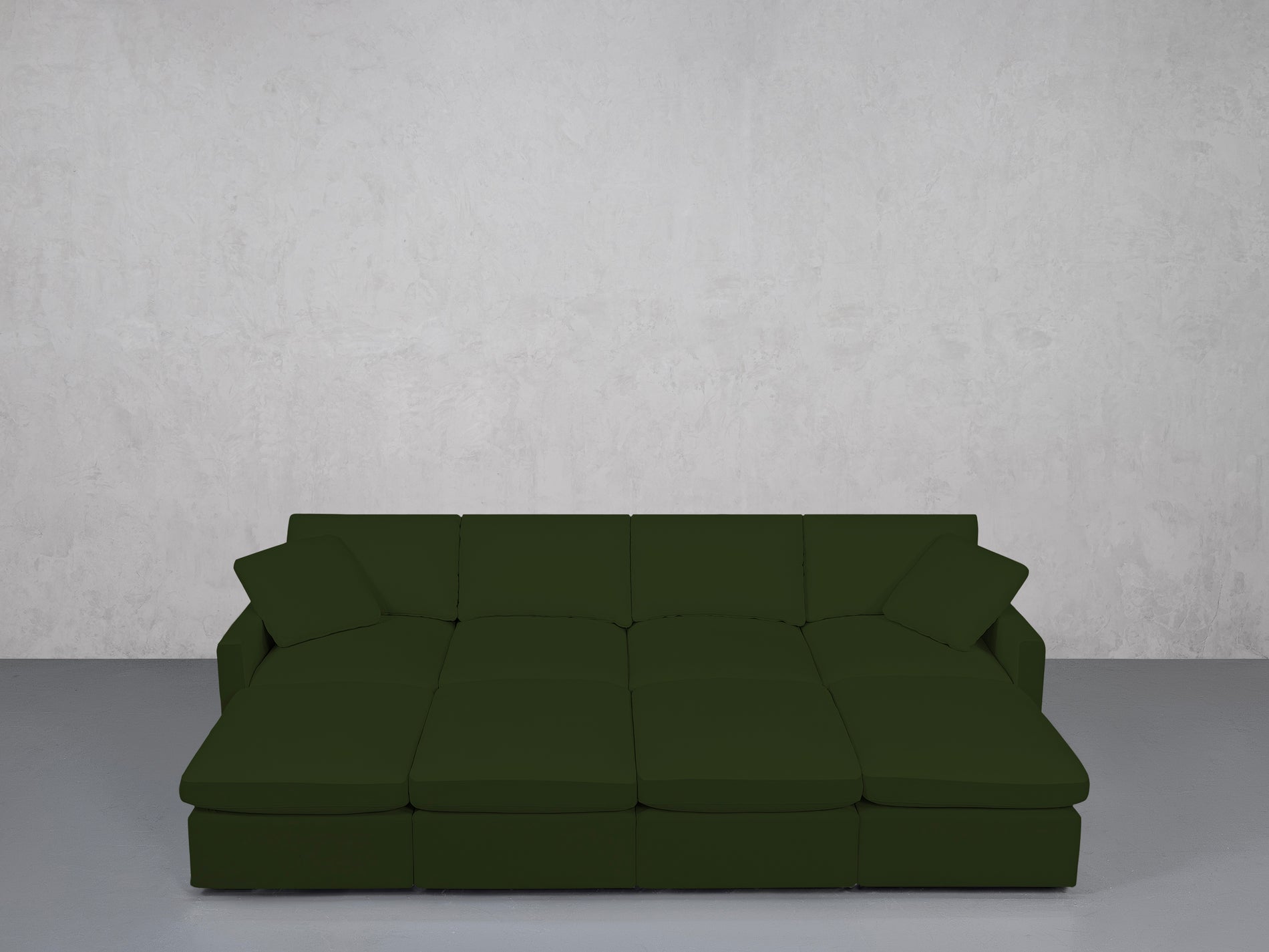 8-Seat Modular Daybed (Thin Arms)