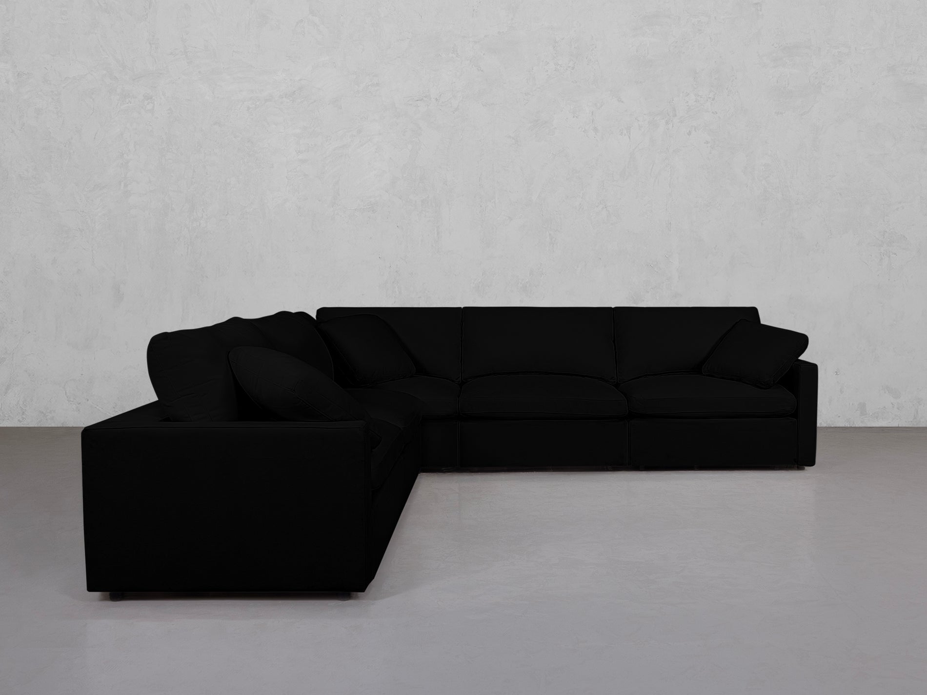 5-Seat Modular Corner Sectional (Thin Arms)