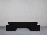8-Seat Modular U-Sectional (Thin Arms)