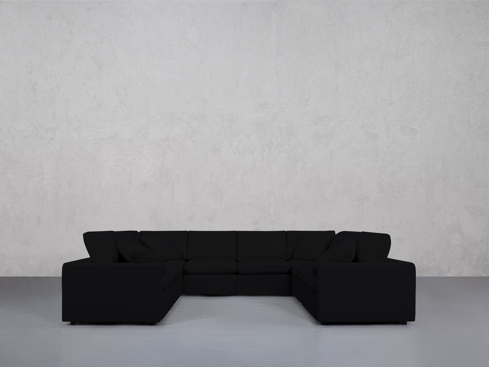 8-Seat Modular U-Sectional (Thin Arms)