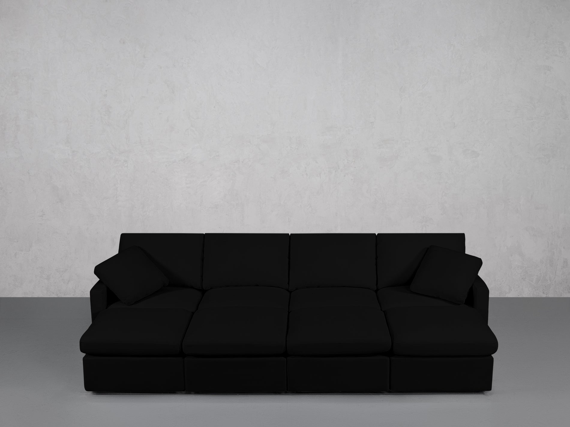 8-Seat Modular Daybed (Thin Arms)